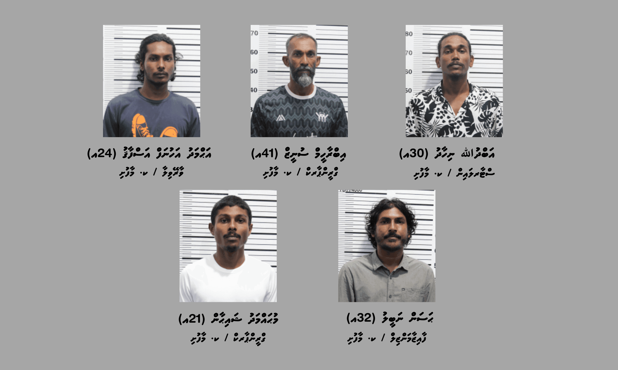 ފުލުހުންގެ ވާޖިބަށް ހޖުރަސްއެޅި މައްސަލައިގައި މާފުށީ ހަ މީހަކަށް ދައުވާކުރަނީ